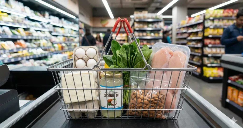 Keto diet grocery list for Indian beginners