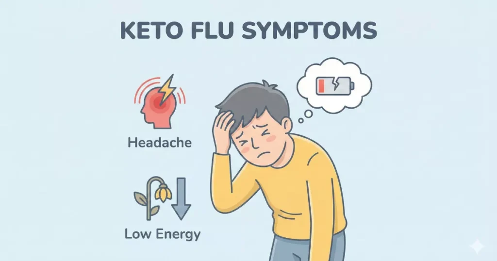 Common keto flu symptoms for beginners
