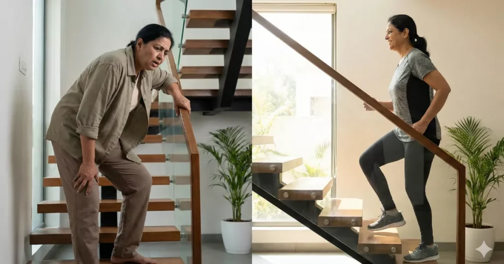 Comparison between low stamina and high stamina showing practical fitness differences.