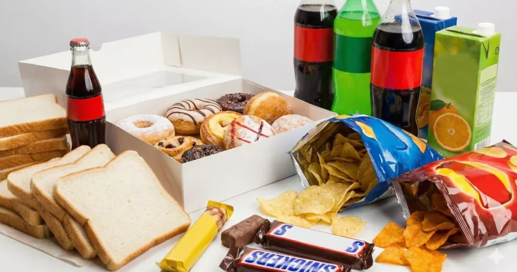 Examples of refined carbohydrates and sugary foods