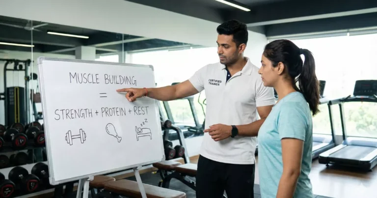 What is muscle building explained by a personal trainer